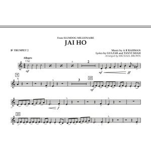 Jai Ho (from "Slumdog Millionaire") - Bb Trumpet 2