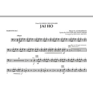 Jai Ho (from "Slumdog Millionaire") - Baritone B.C.