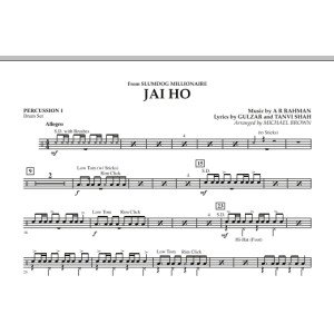 Jai Ho (from "Slumdog Millionaire") - Percussion 1