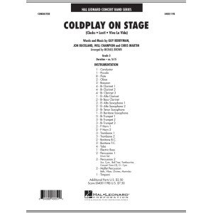Coldplay on Stage - Conductor Score (Full Score)