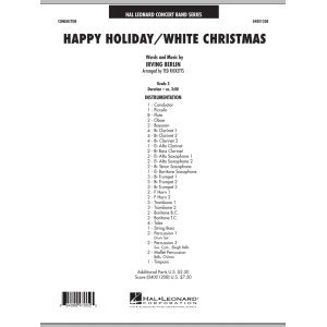 Happy Holiday/White Christmas - Full Score