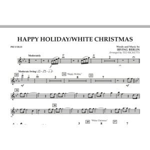 Happy Holiday/White Christmas - Piccolo