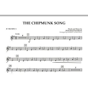 The Chipmunk Song - Bb Trumpet 1