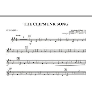 The Chipmunk Song - Bb Trumpet 2