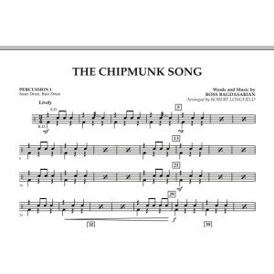 The Chipmunk Song - Percussion 1