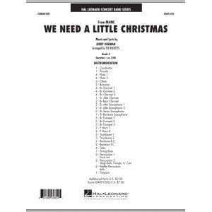 We Need a Little Christmas (from "Mame") - Full Score