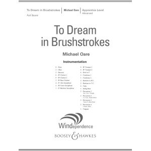 To Dream in Brushstrokes - Conductor Score (Full Score)