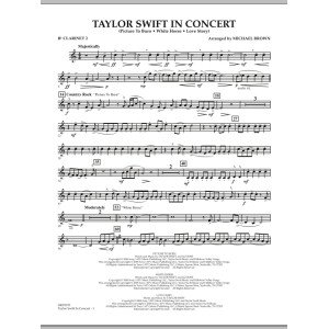Taylor Swift - In Concert - Bb Clarinet 2