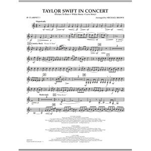 Taylor Swift - In Concert - Bb Clarinet 3