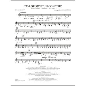 Taylor Swift - In Concert - Bb Bass Clarinet