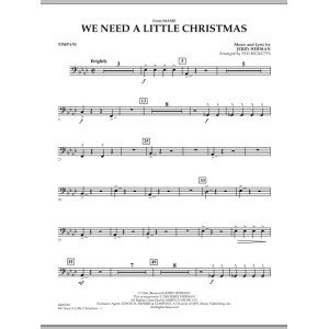 We Need a Little Christmas (from "Mame") - Timpani