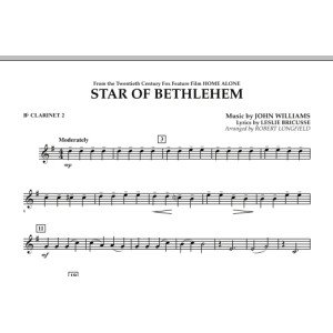 The Star of Bethlehem (from Home Alone) - Bb Clarinet 2