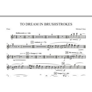 To Dream in Brushstrokes - Flute