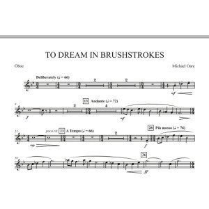 To Dream in Brushstrokes - Oboe