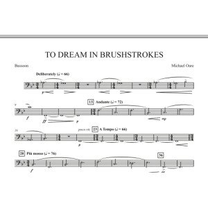 To Dream in Brushstrokes - Bassoon