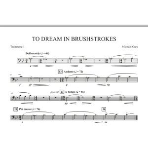 To Dream in Brushstrokes - Trombone 1