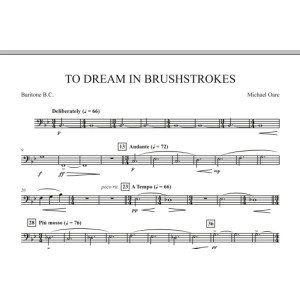 To Dream in Brushstrokes - Baritone B.C.