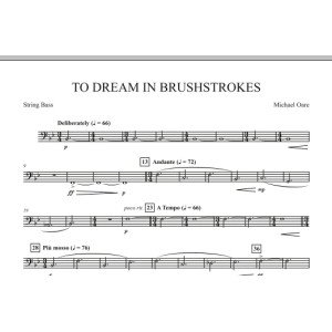 To Dream in Brushstrokes - String Bass