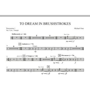 To Dream in Brushstrokes - Percussion 1