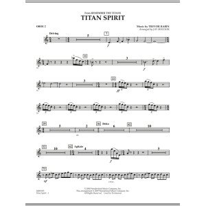 Titan Spirit (Theme from "Remember the Titans") - Oboe 2