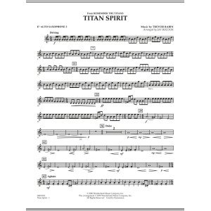 Titan Spirit (Theme from "Remember the Titans") - Eb Alto Saxophone 2
