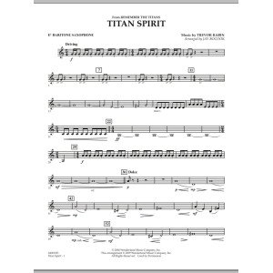 Titan Spirit (Theme from "Remember the Titans") - Eb Baritone Saxophone