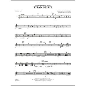 Titan Spirit (Theme from "Remember the Titans") - F Horn 1 & 2