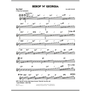 Bebop 'n' Georgia - C Solo Sheet