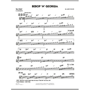 Bebop 'n' Georgia - Eb Solo Sheet