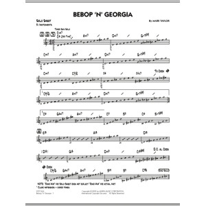 Bebop 'n' Georgia - Bb Solo Sheet