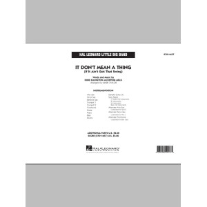 It Don't Mean a Thing (If It Ain't Got That Swing) - Conductor Score (Full Score)