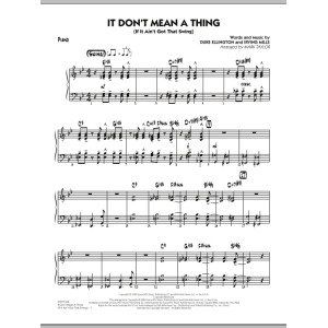 It Don't Mean a Thing (If It Ain't Got That Swing) - Piano