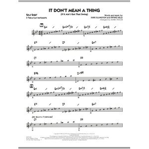 It Don't Mean a Thing (If It Ain't Got That Swing) - C Solo Sheet