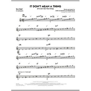 It Don't Mean a Thing (If It Ain't Got That Swing) - Bb Solo Sheet
