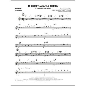 It Don't Mean a Thing (If It Ain't Got That Swing) - Eb Solo Sheet