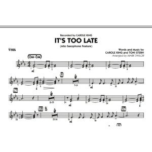 It's Too Late (Alto Saxophone Feature) - Vibes