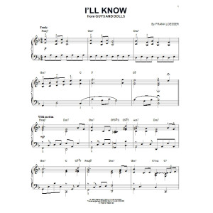 I''ll Know [Jazz-Version] (Arr. Brent Edstrom)