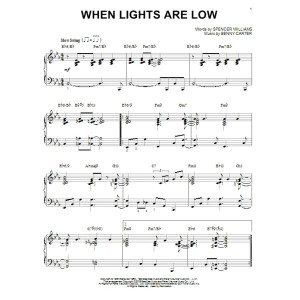 When Lights Are Low [Jazz version] (arr. Brent Edstrom)