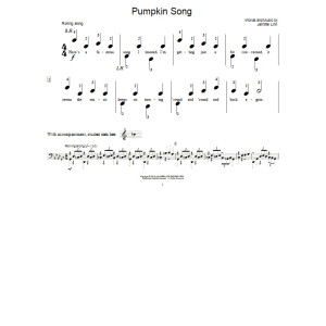 Pumpkin Song (Klavierduett)