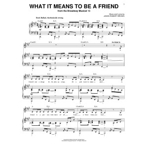 What It Means To Be A Friend (from 13: The Musical)