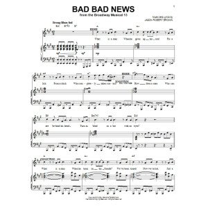 Bad Bad News (from 13: The Musical)