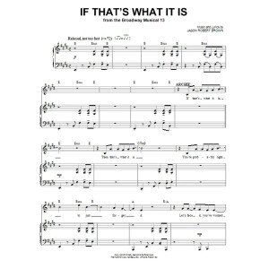 If That's What It Is (from 13: The Musical)