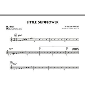 Little Sunflower - C Solo Sheet
