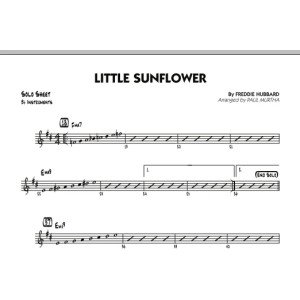 Little Sunflower - Bb Solo Sheet