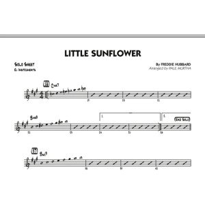 Little Sunflower - Eb Solo Sheet