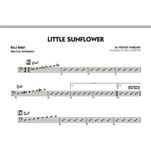 Little Sunflower - Bass Clef Solo Sheet