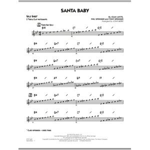 Santa Baby - C Solo Sheet