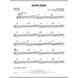 Santa Baby - Bb Solo Sheet