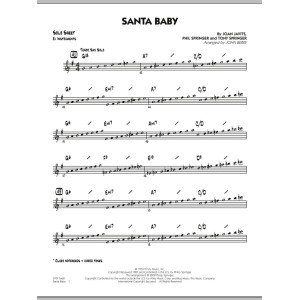 Santa Baby - Eb Solo Sheet
