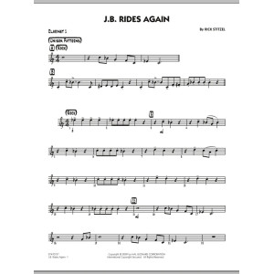 J.B. Rides Again - Bb Clarinet 1